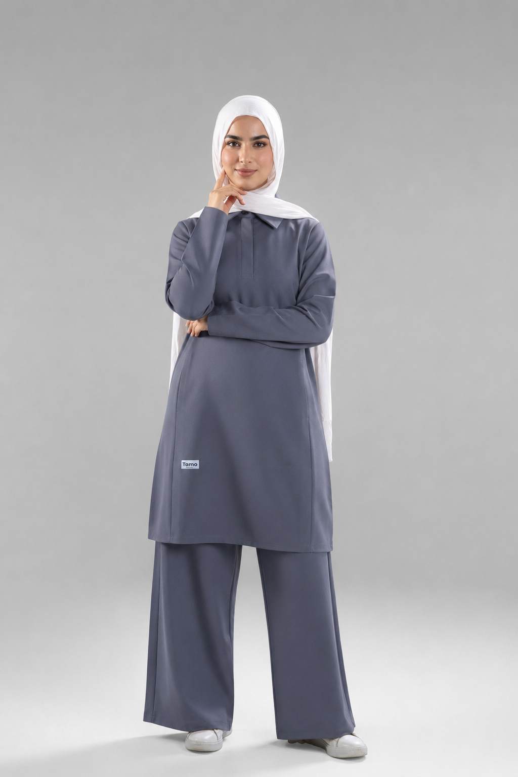 Gray Scrub Design 90cm – Sleek & Chic