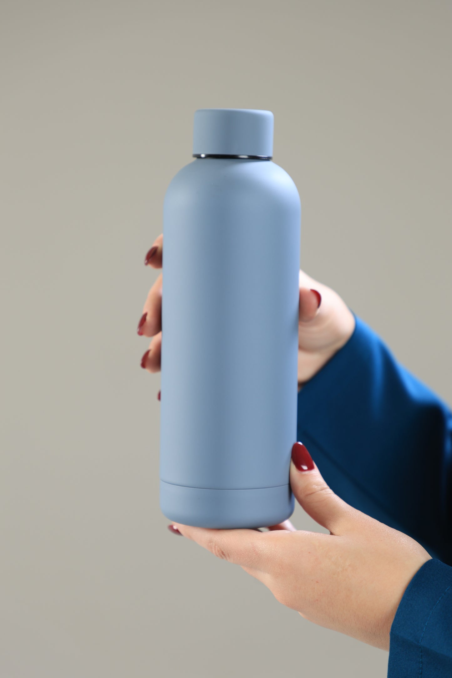 Gray Insulated Water Bottle – 500ml