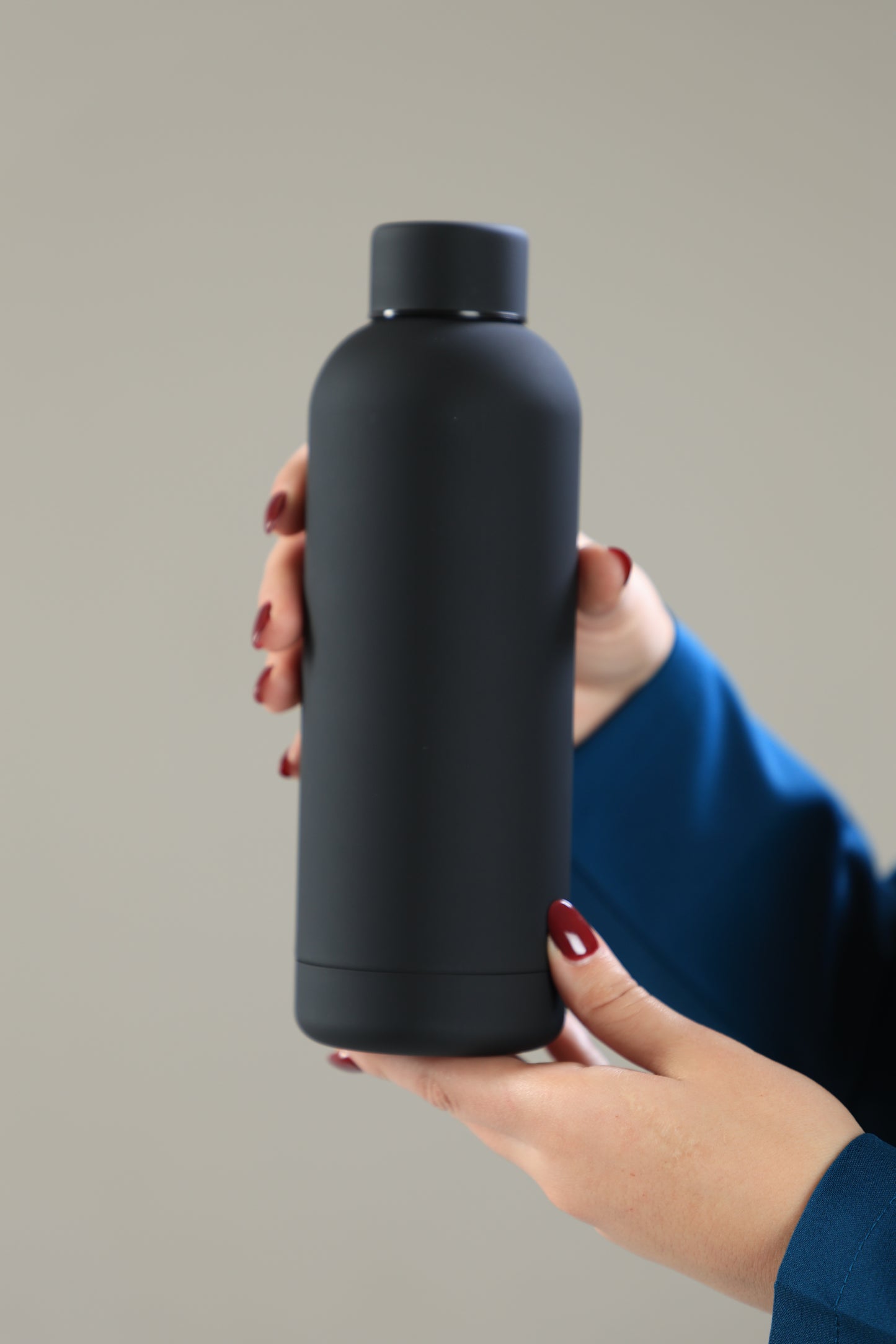 Black Insulated Water Bottle – 500ml