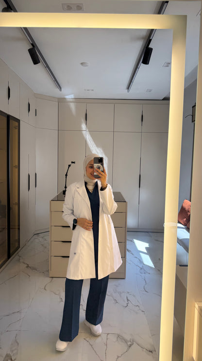 NEW White Tamo Elegant Lab Coat- Length 90cm