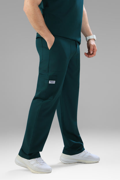 Green Polo scrub design - waterproof fabric