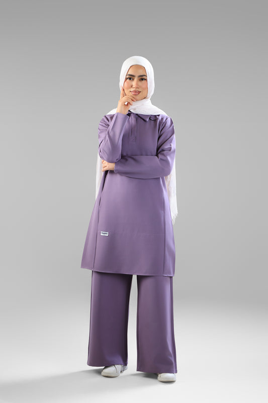 Lilac Polo Scrub Design 90cm – Sleek & Chic