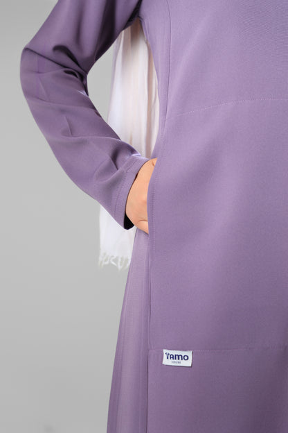 Lilac Polo Scrub Design 90cm – Sleek & Chic