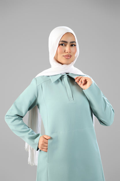 Pistachio Polo Scrub Design 90cm – Sleek & Chic
