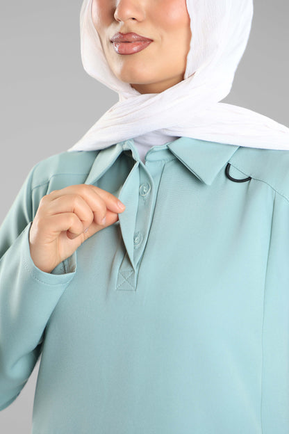 Pistachio Polo Scrub Design 90cm – Sleek & Chic