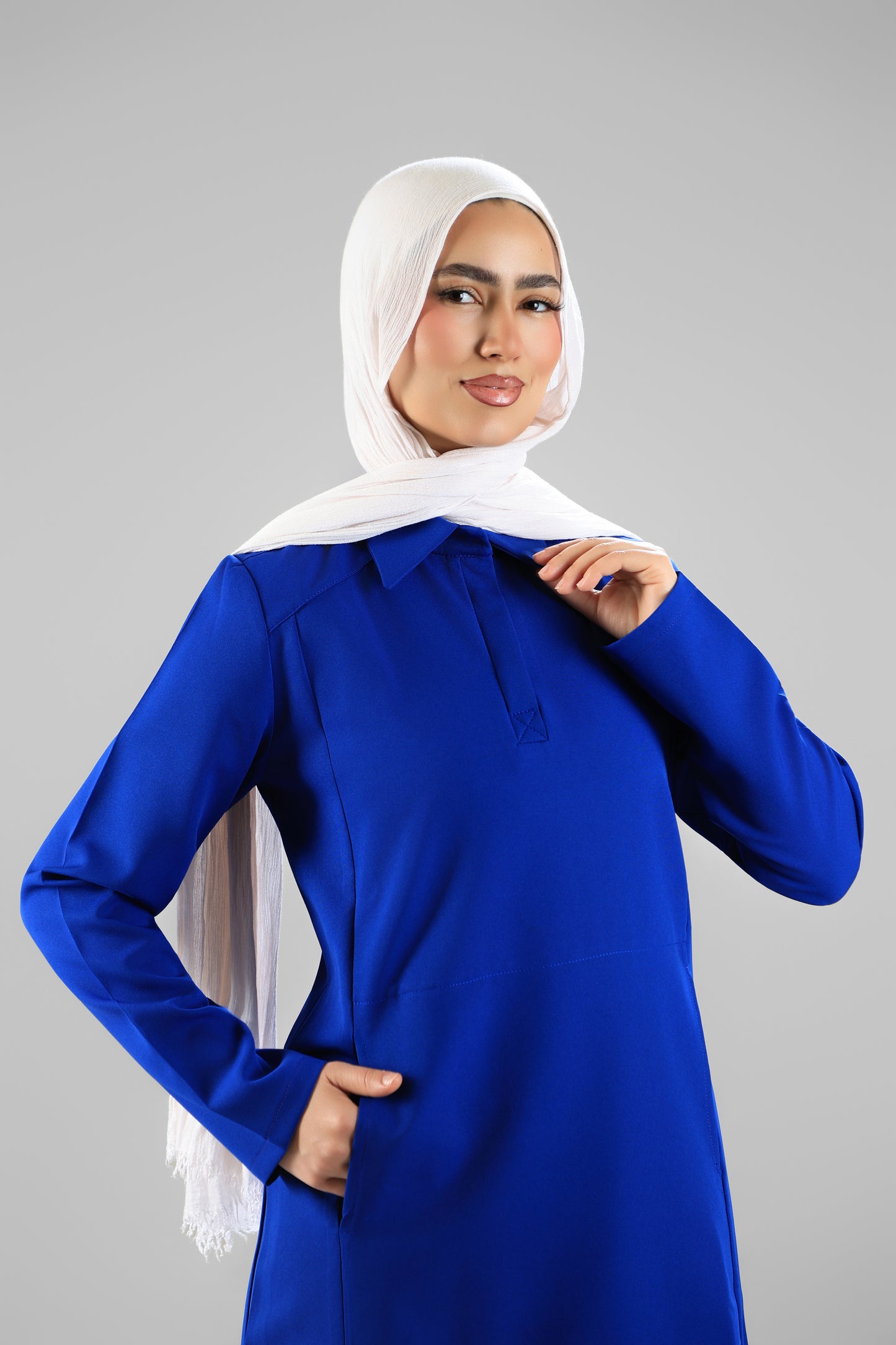 Royal blue Polo Scrub Design 90cm – Sleek & Chic