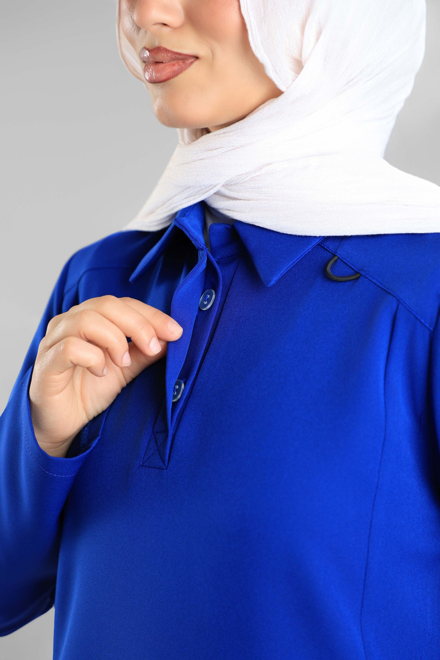 Royal blue Polo Scrub Design 90cm – Sleek & Chic