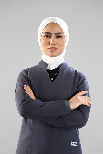 Gray Modern Classic Scrub Design 90cm - Care Strech Fabric