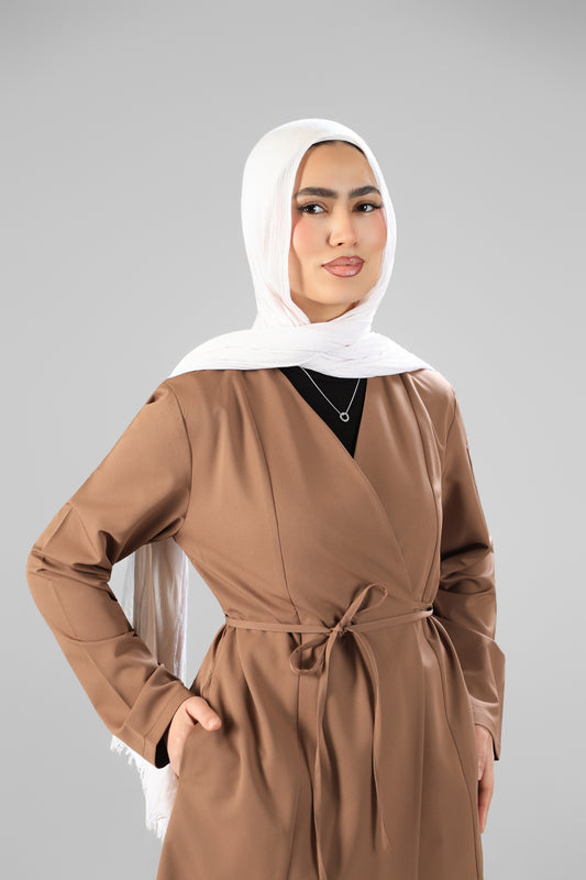 Mocha Elegant tie scrub design 90cm -Waterproof fabric