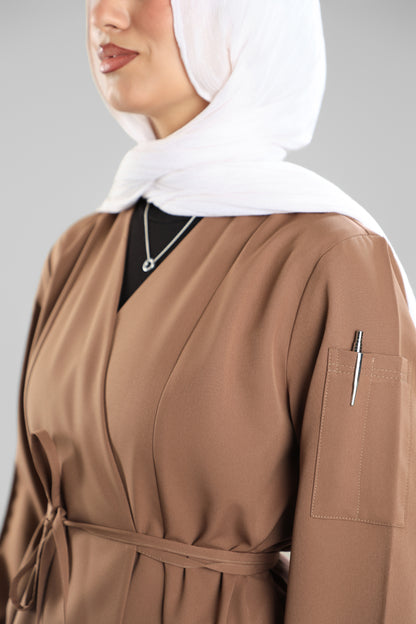 Mocha Elegant tie scrub design 90cm -Waterproof fabric