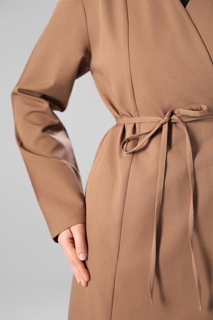 Mocha Elegant tie scrub design 90cm -Waterproof fabric