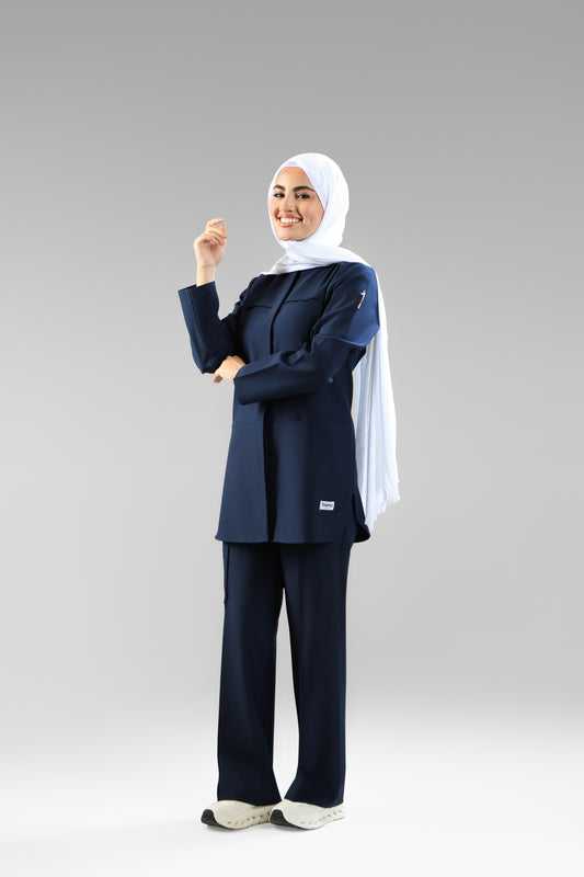 Navy Blue Tamo original Design 75cm- signature style - care stretch fabric