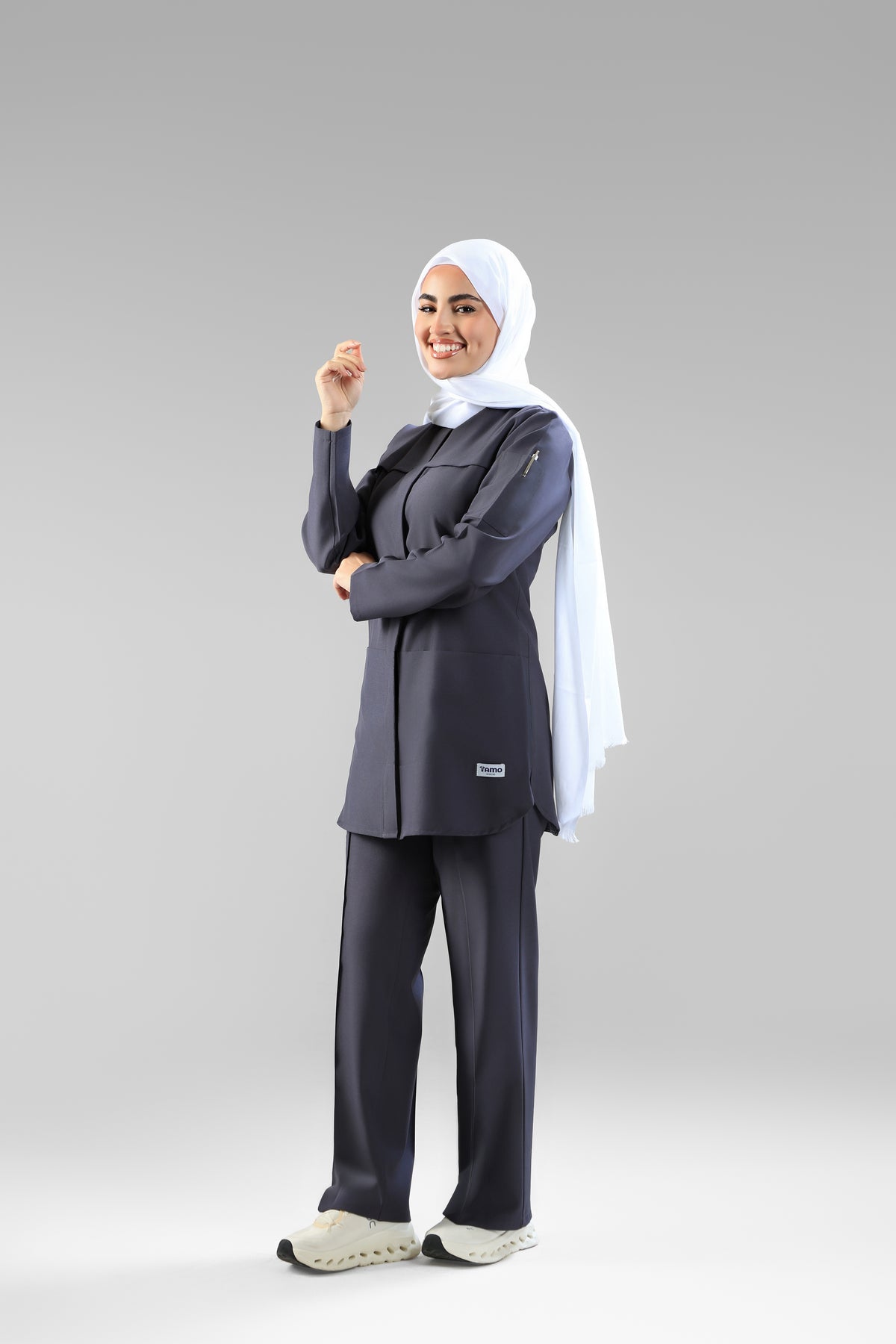 Gray Tamo original Design 75cm- signature style - care stretch fabric