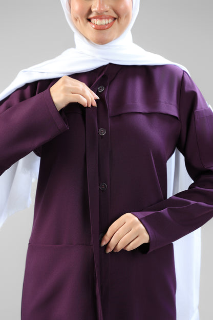Eggplant Tamo Original Design – Modest Fit