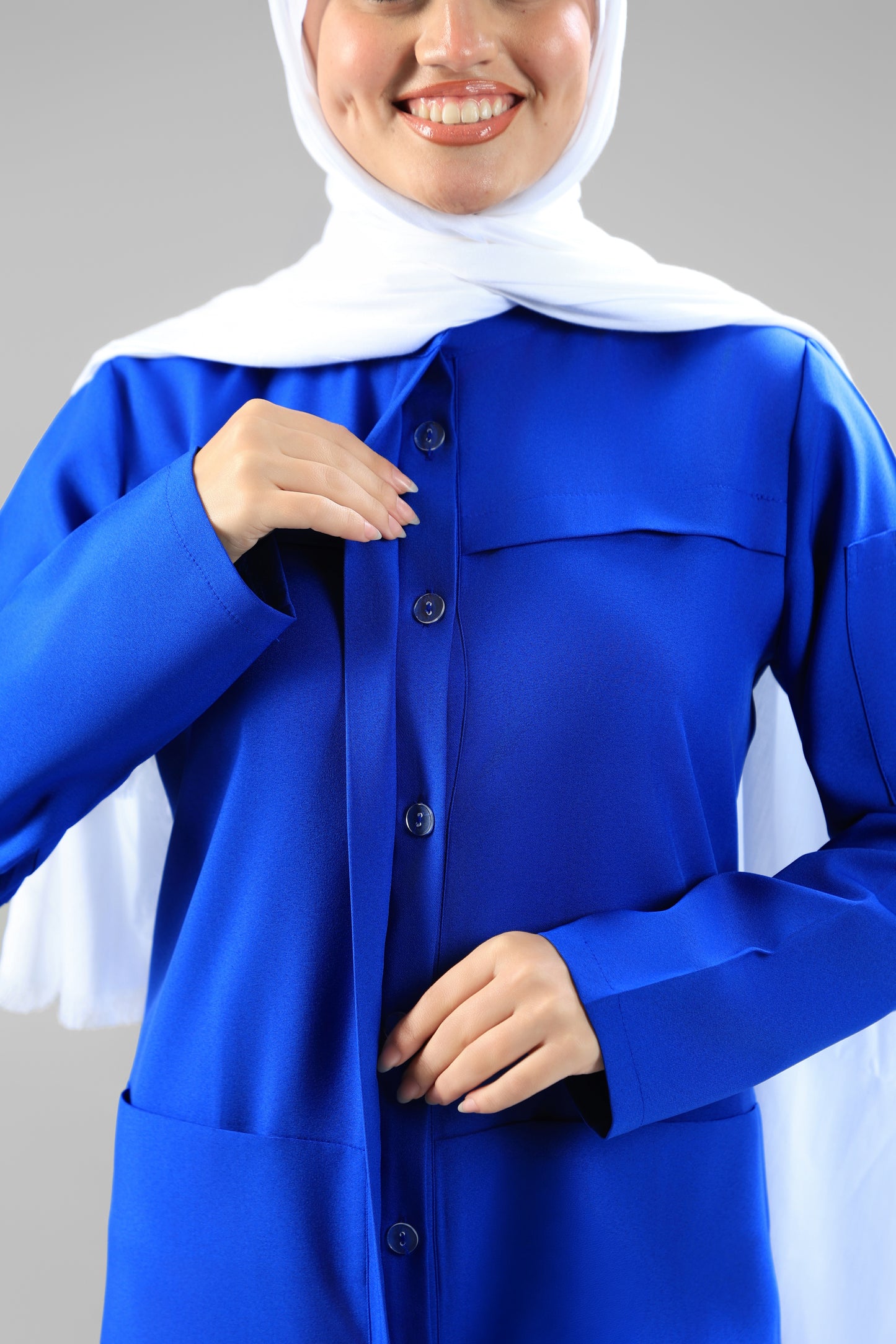 royal blue Tamo original Design 75cm- signature style - care stretch fabric