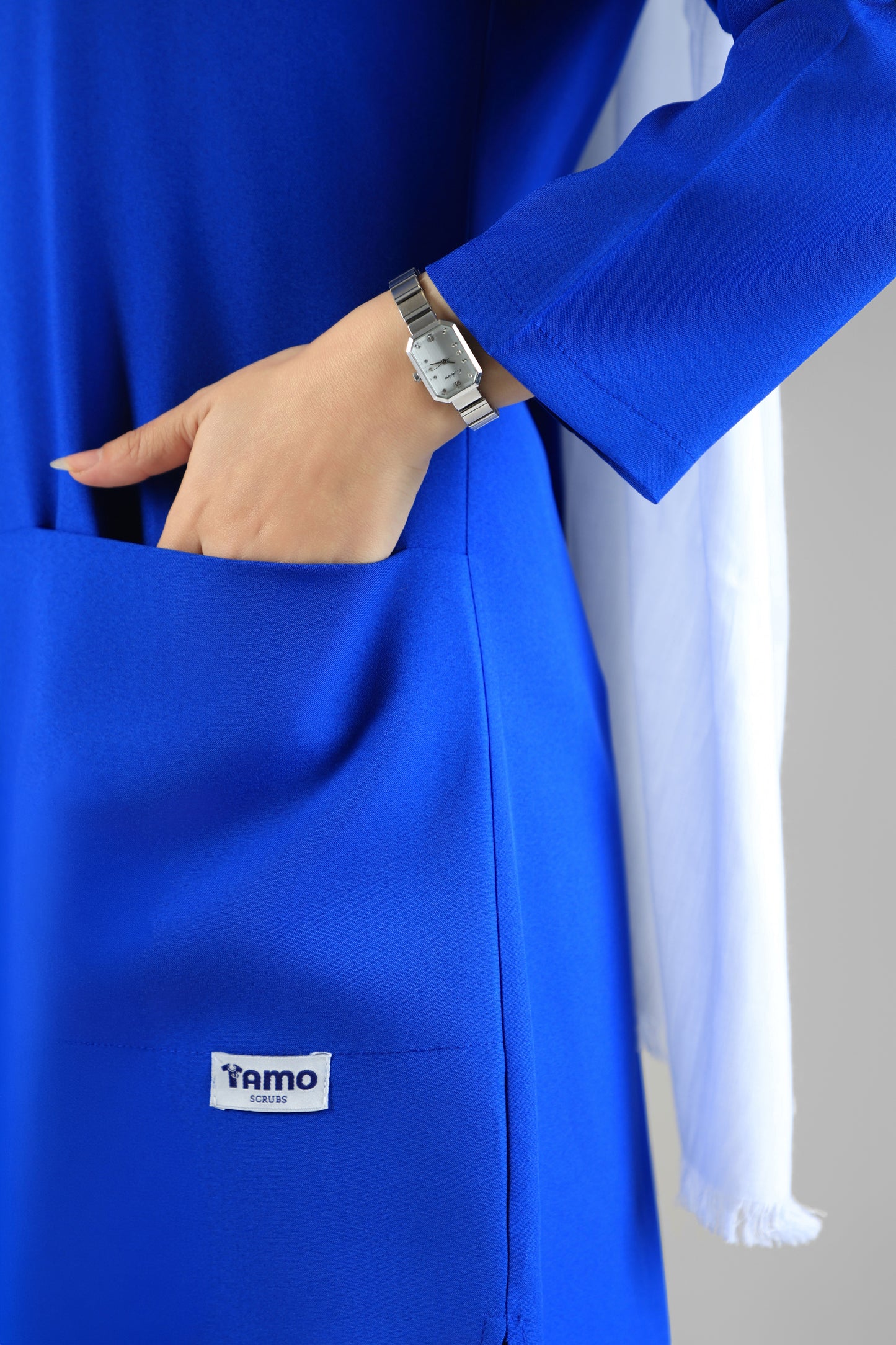 royal blue Tamo original Design 90cm- signature style - care stretch fabric