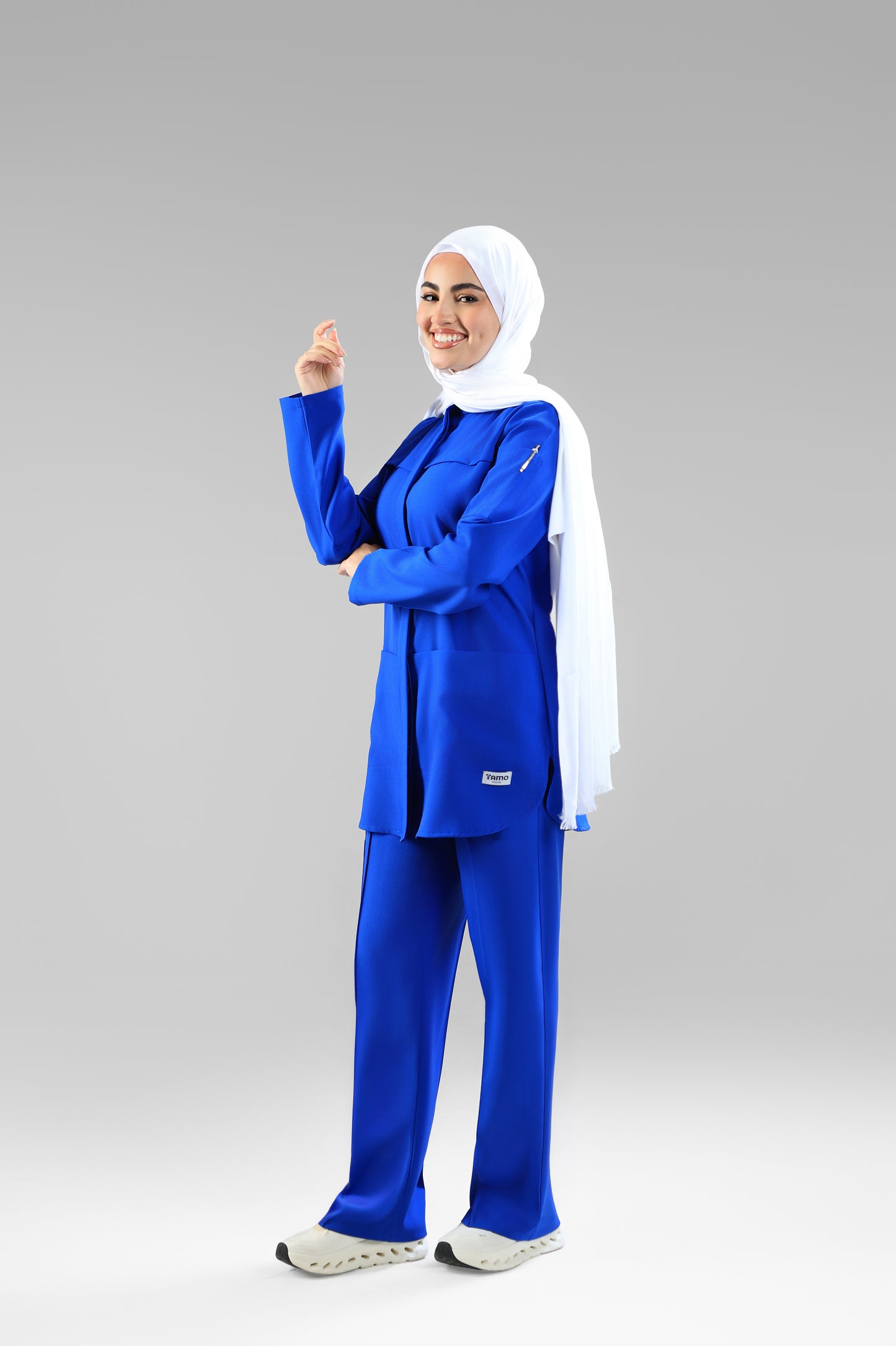 royal blue Tamo original Design 75cm- signature style - care stretch fabric