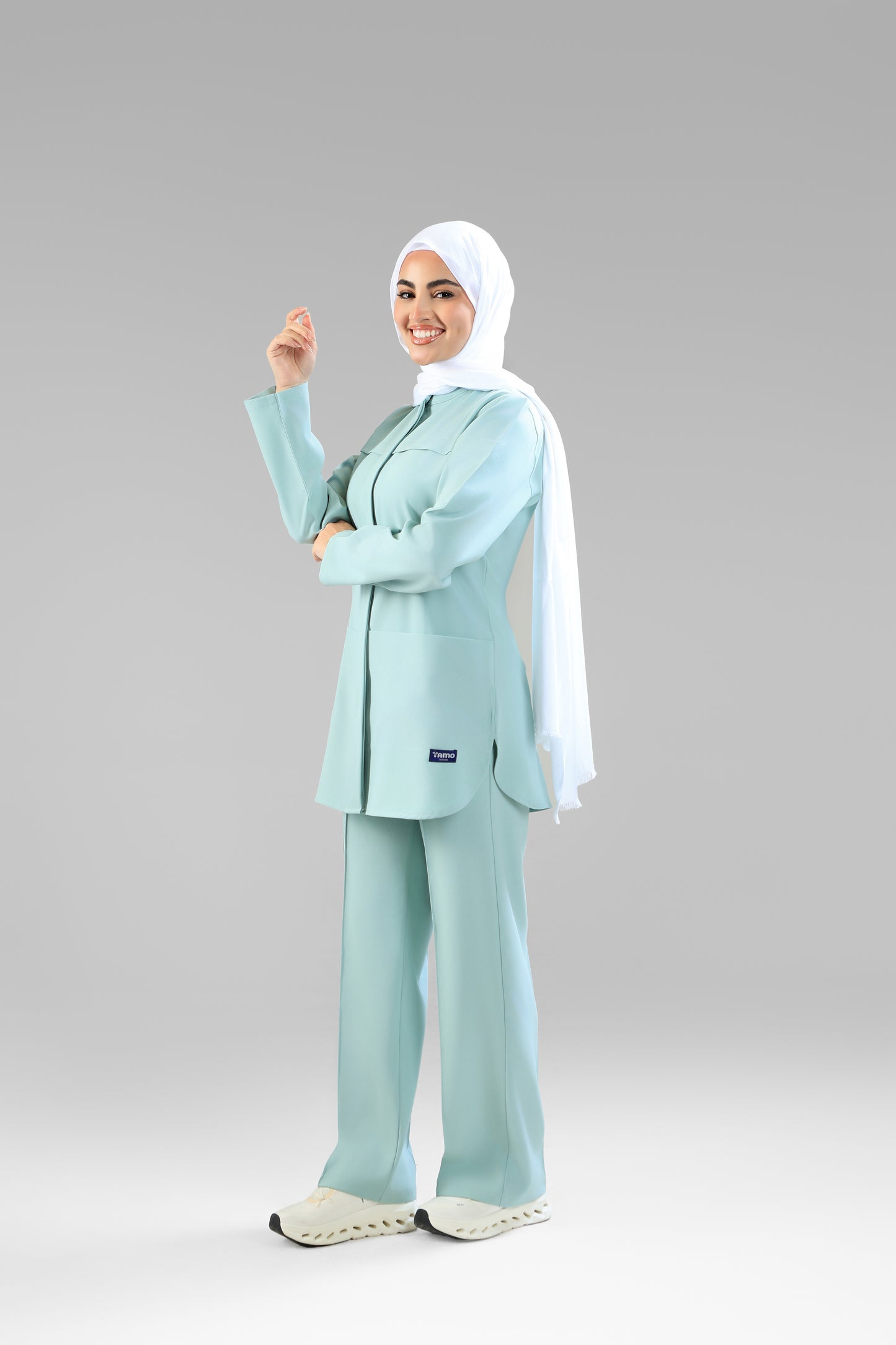 pistachio Tamo original Design 75cm- signature style - care stretch fabric