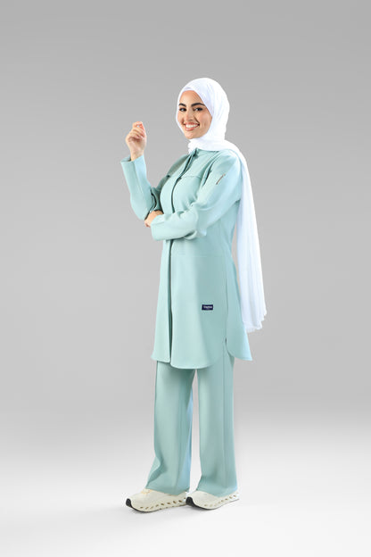 pistachio Tamo original Design 90cm- signature style - care stretch fabric