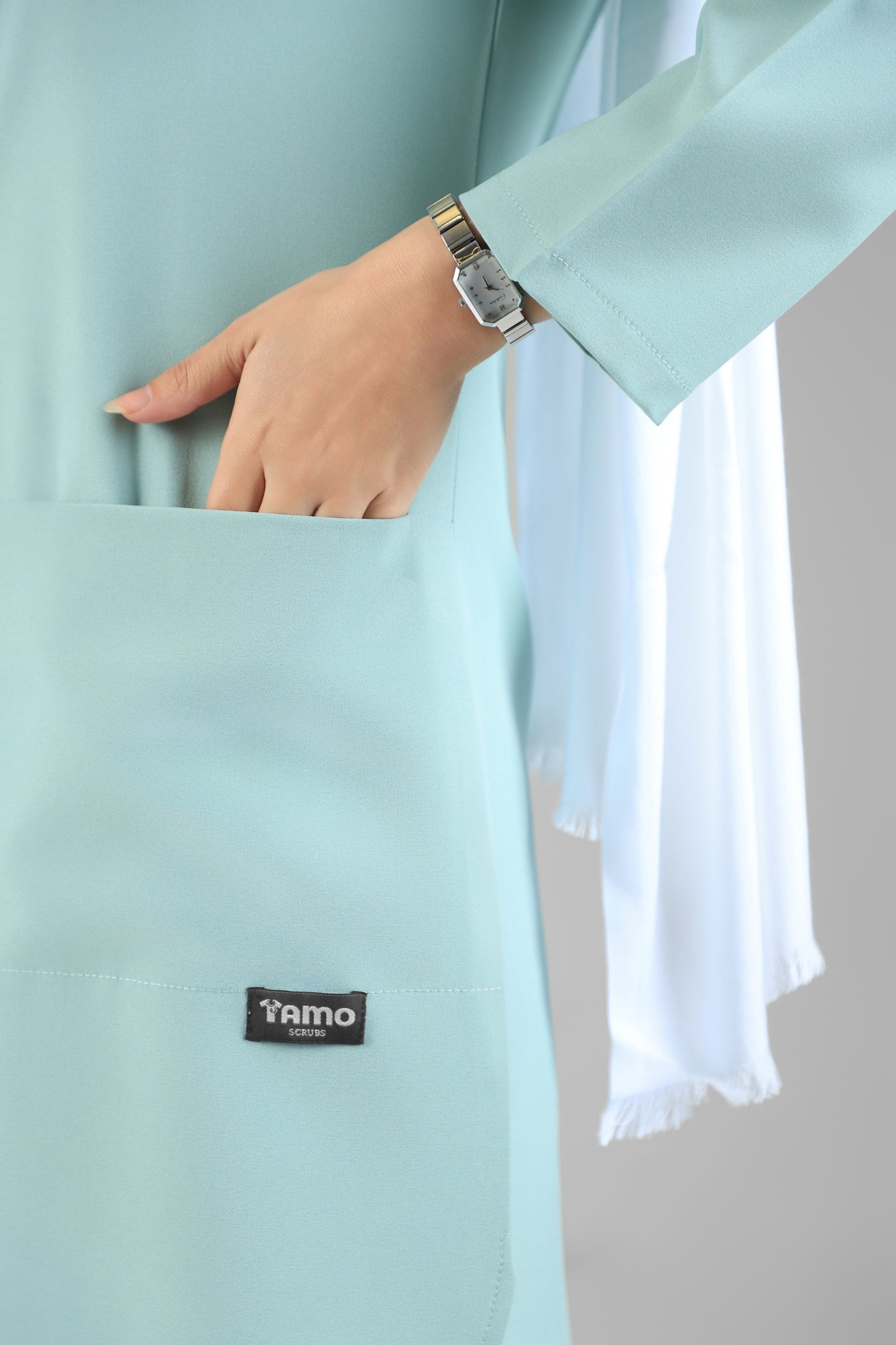 pistachio Tamo original Design 90cm- signature style - care stretch fabric