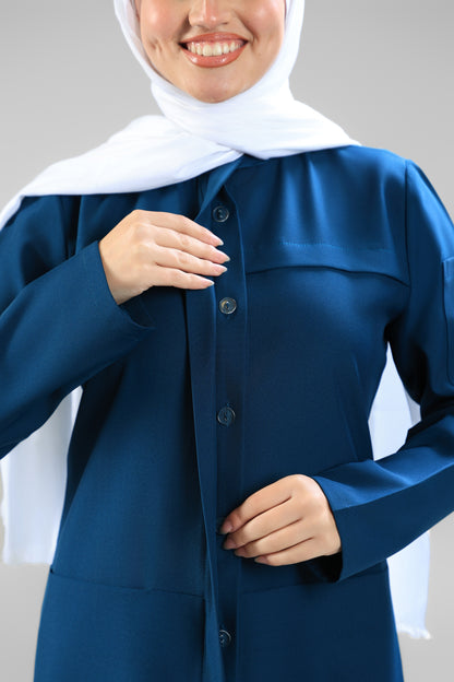 petrol blue Tamo original Design 75cm- signature style - care stretch fabric