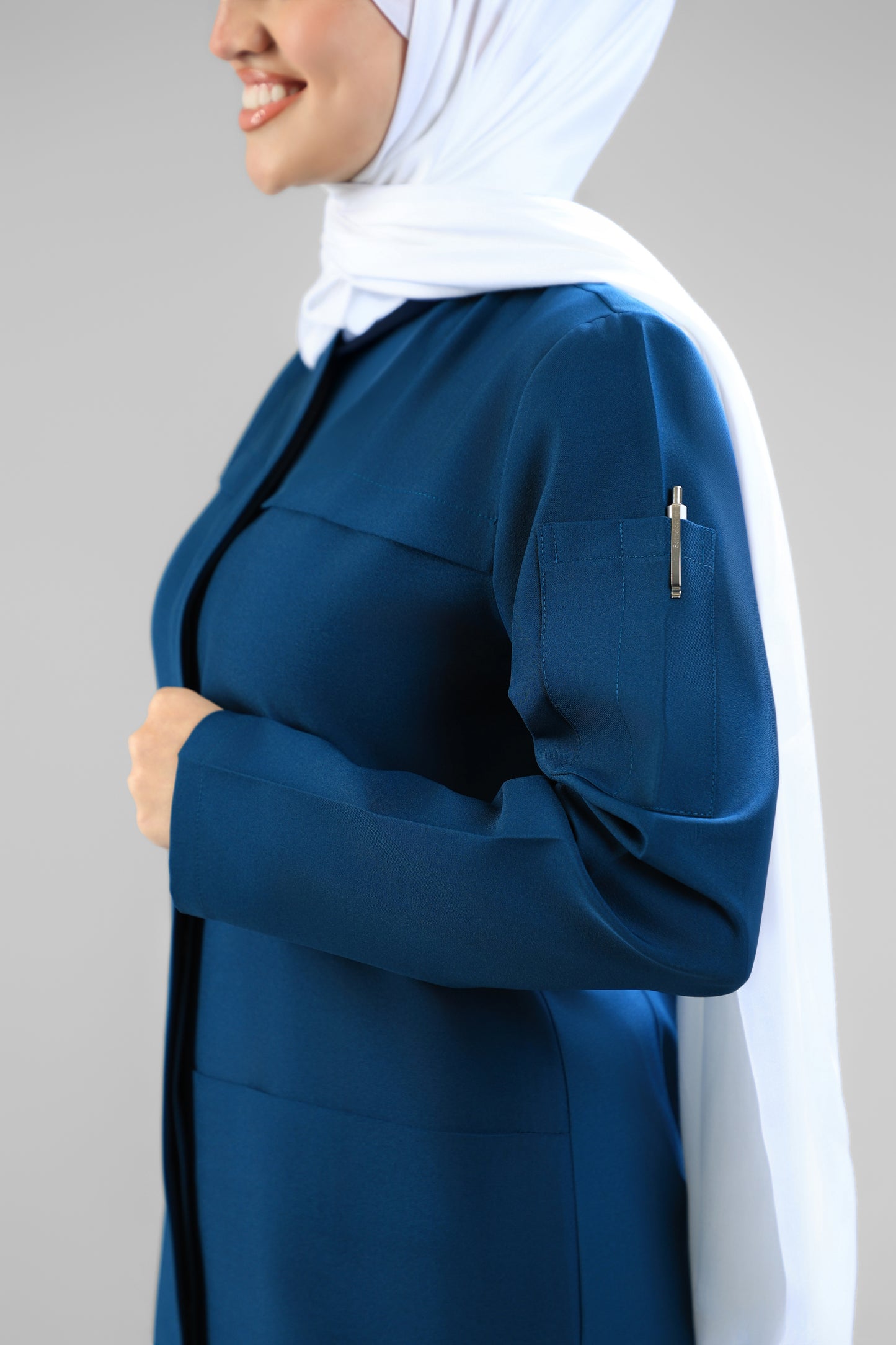 petrol blue Tamo original Design 75cm- signature style - care stretch fabric