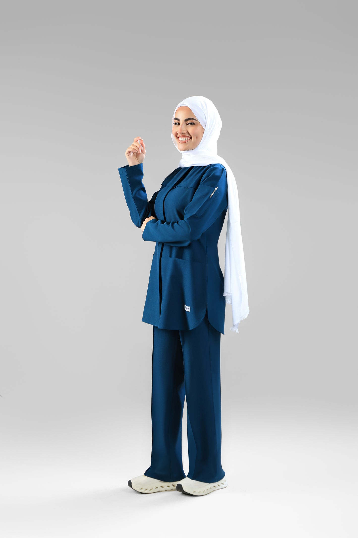 petrol blue Tamo original Design 75cm- signature style - care stretch fabric