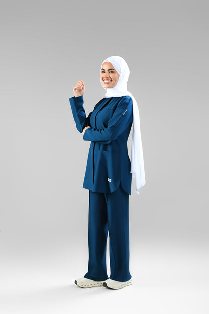 petrol blue Tamo original Design 75cm- signature style - care stretch fabric