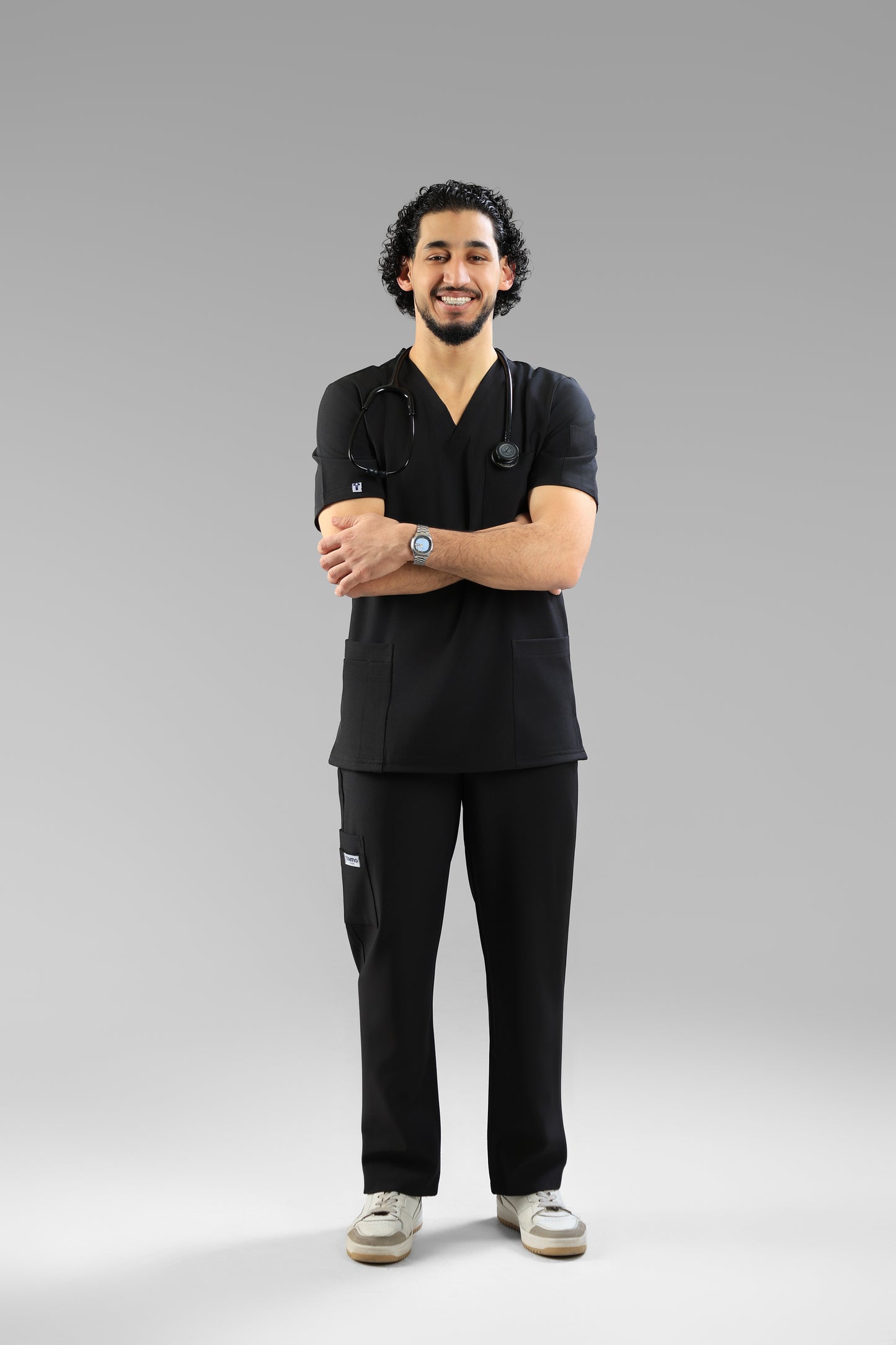 Black Classic scrub design - care strech fabric