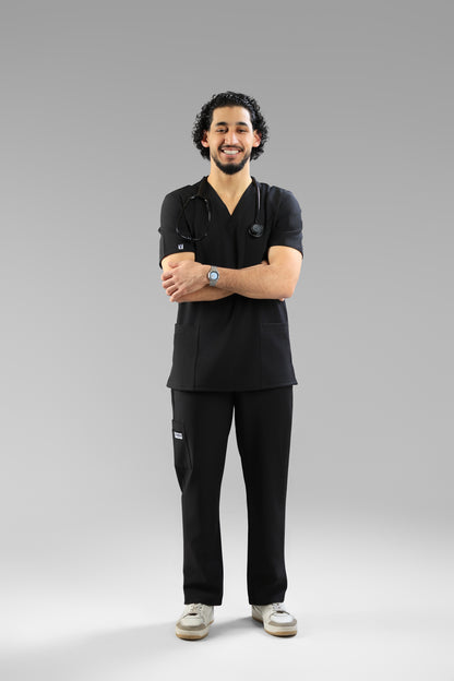 Black Classic scrub design - care strech fabric