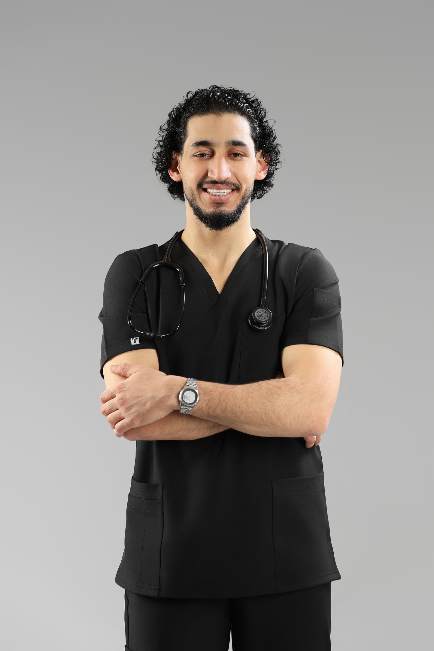 Black Classic scrub design - care strech fabric