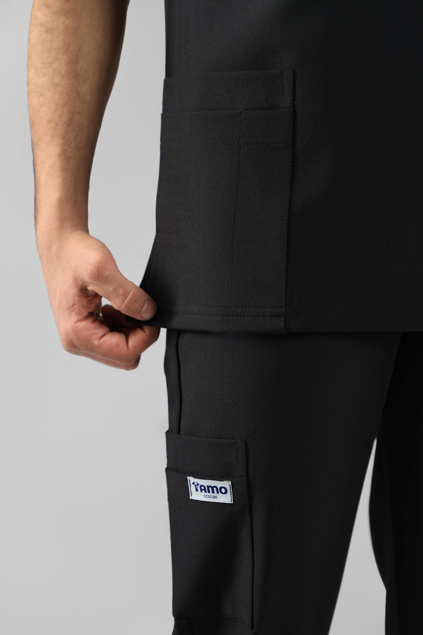 Black Classic scrub design - care strech fabric