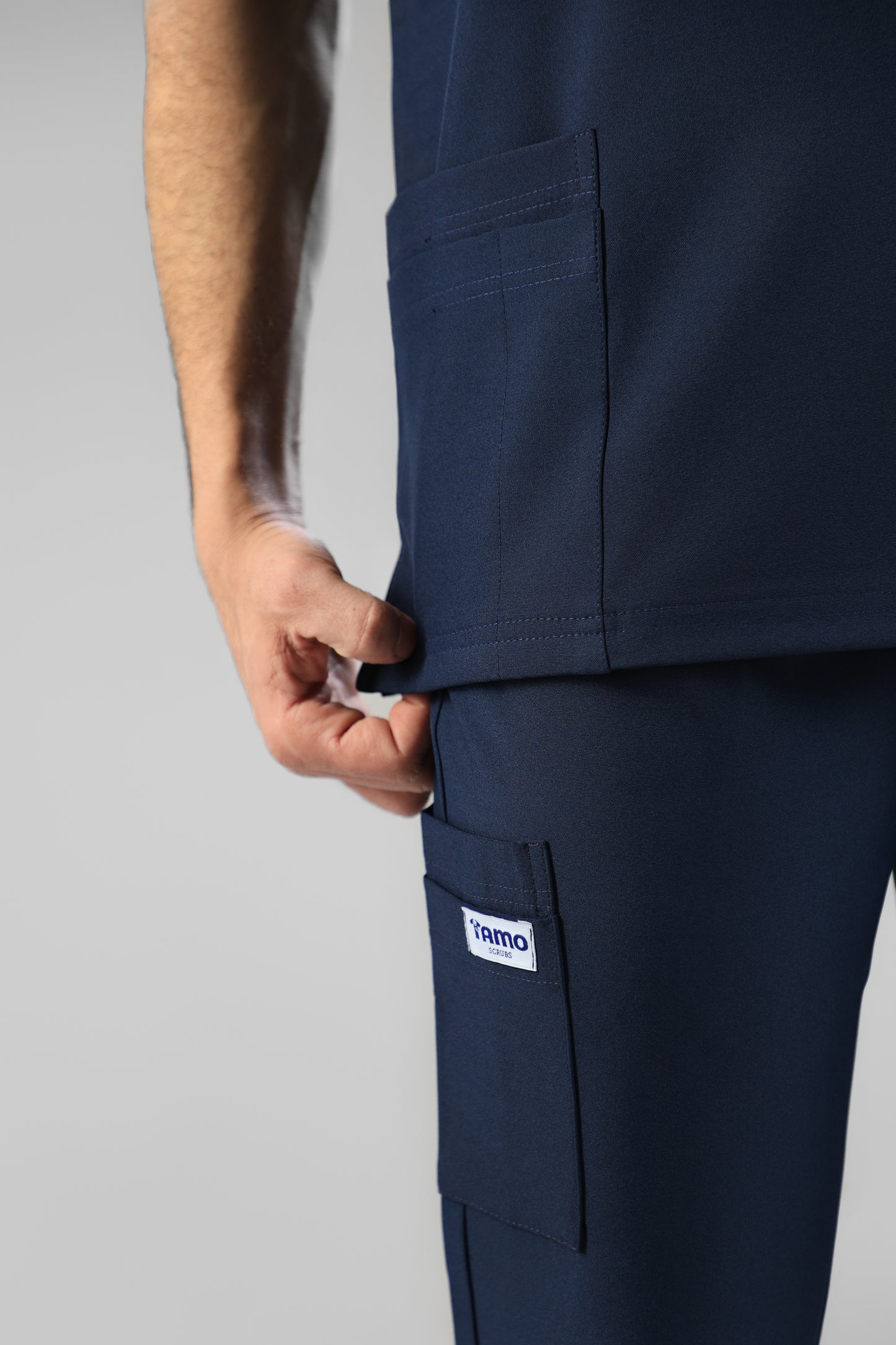 Navy blue Classic scrub design - care strech fabric