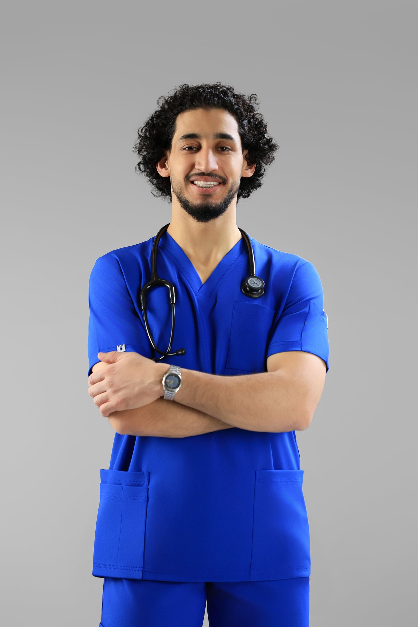 Royal blue Classic scrub design - care strech fabric