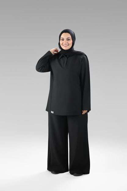 Black Polo Scrub Design 75cm – Sleek & Chic