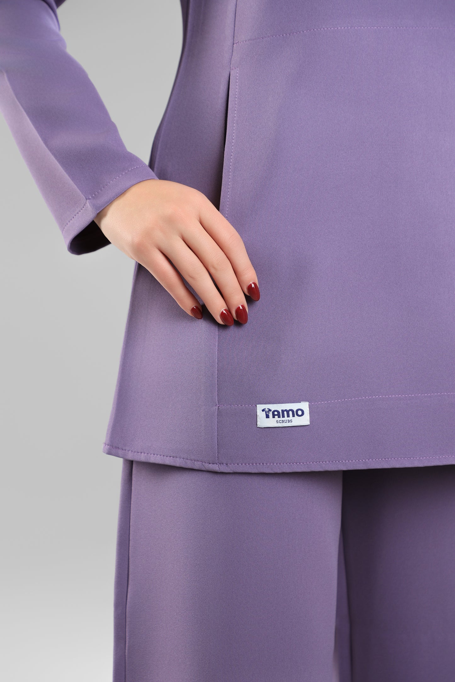 Lilac Polo Scrub Design 75cm – Sleek & Chic
