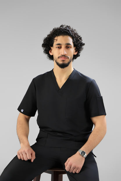 Black  Classic scrub design -  waterproof fabric