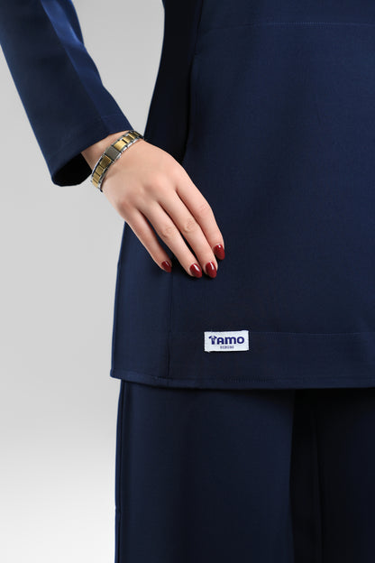 Navy blue Polo Scrub Design 75cm – Sleek & Chic