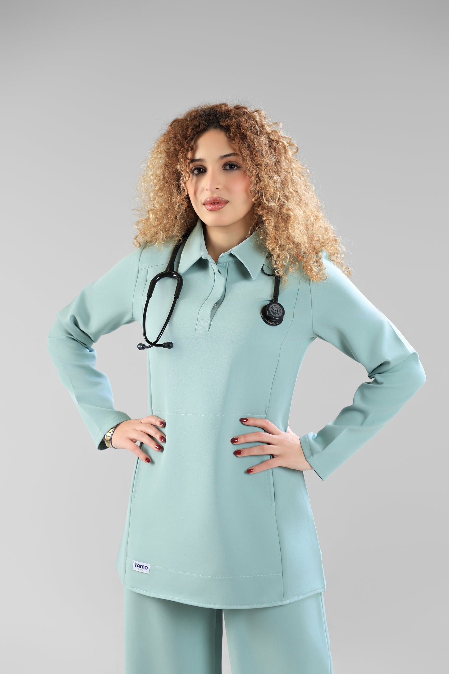 Pistachio Polo Scrub Design 75cm – Sleek & Chic