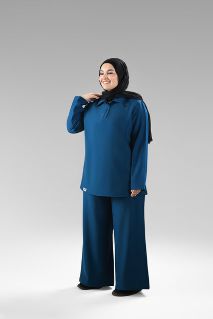Petrol Polo Scrub Design 75cm – Sleek & Chic