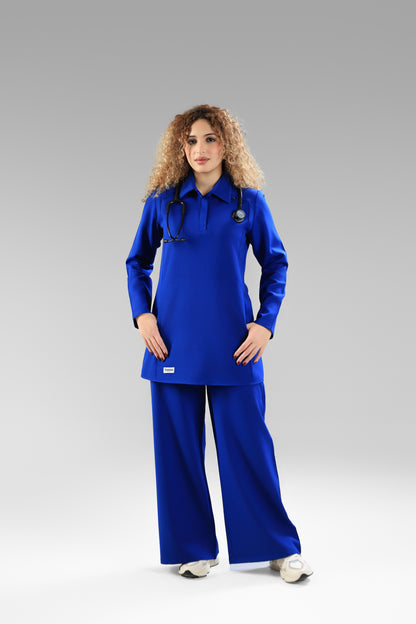 Royal blue Polo Scrub Design 75cm – Sleek & Chic