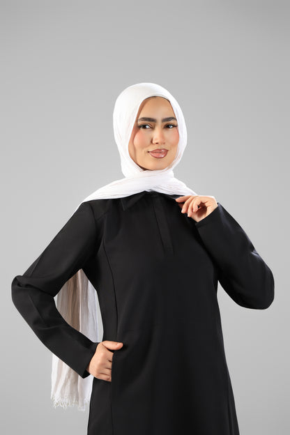 Black Polo Scrub Design 90cm – Sleek & Chic
