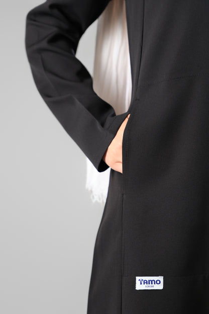 Black Polo Scrub Design 90cm – Sleek & Chic